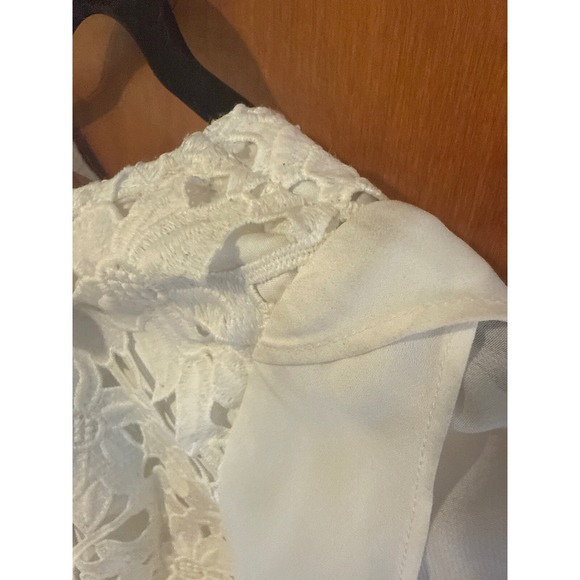 Jusglitty dress lace appliqué ivory 3/4‎ sleeve size 2 Japan - Picture 9 of 12
